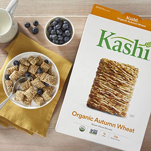 Kashi Breakfast Cereal, Vegan Protein, Organic Cereal, Autumn Wheat, 16