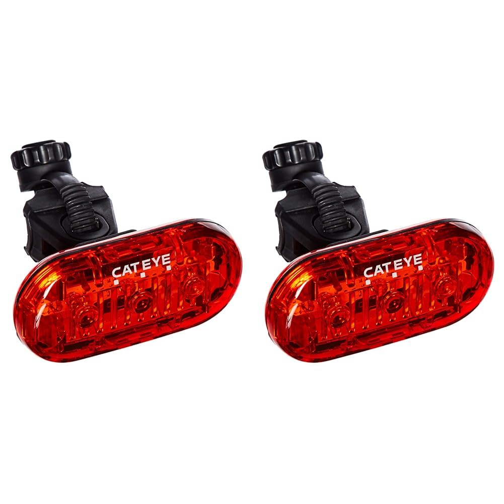 CatEye Omni 3 TL-LD135 3 LED Rear Light - Black (Pack of 2)