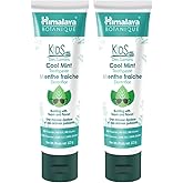 Himalaya Botanique Kids Toothpaste, Herbal, Cool Mint Flavor, Bright Smiles, Fluoride-Free, Gentle, No Artificial Flavors or 