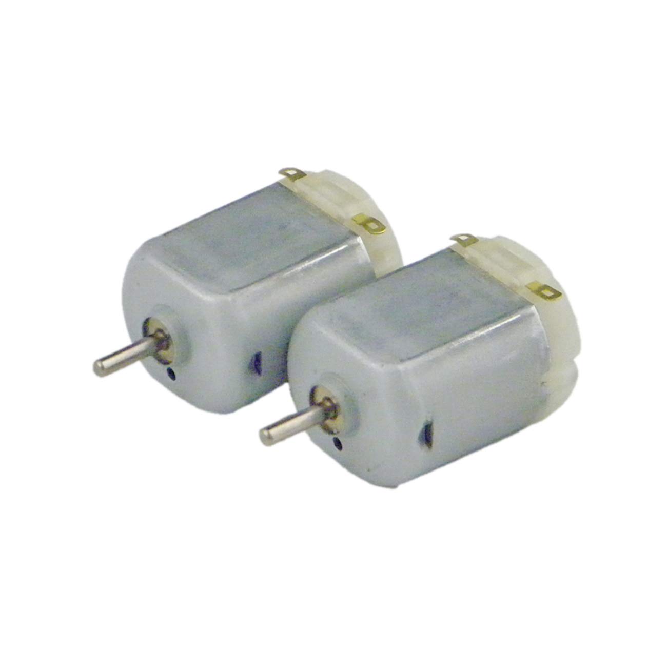 CHANCS Lot of 2 Small DC 130 Motor 3-6 V for Model,Fan,Remote Control Devices 8000RPM — image 1