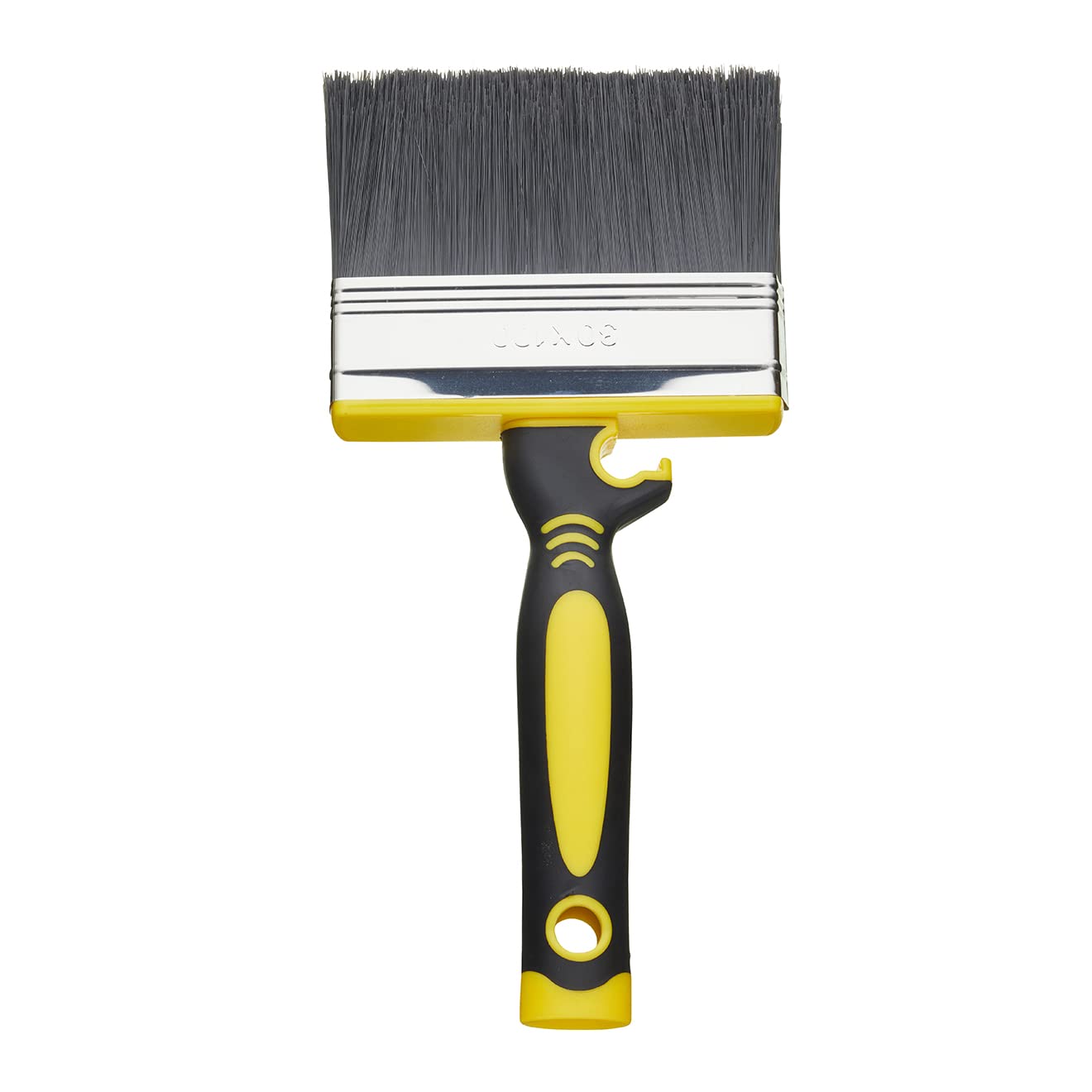 Fit For The Job 4 inch Block Brush, Masonry Brush for Rapid Painting with Smooth & Textured Masonry Paints on Brick, Breeze Block, Render, Pebbledash & More, Large Paintbrush