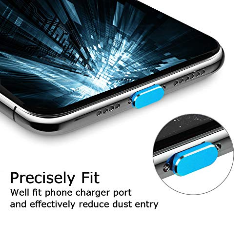 VIWIEU Metal Anti Dust Plug Compatible with iPhone 14 13 12 11 X