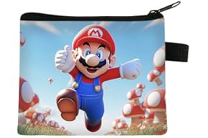 CFIRIEC Cartoon Kids Coin Purse Pouch Cute supe Mari Kids wallet for boys and girls Fans (3)