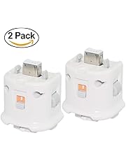 Wisenovo Adattatore Motion Plus - [2 Pack] Adattatore per sensore Acceleratore di sensore Remote Motion Plus esterno per Nintendo Wii Remote telecomando controllore telecomando Wii Wii U - Bianco
