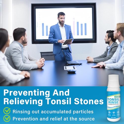LBOYLOVE® Tonsil Stone Mouthwash, Tonsil Stone Remover Helps Remove Stones, Eliminate Bad Breath, Soothe Throat & Relieve Dry Mouth
