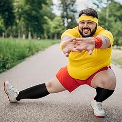 BLUEENJOY 3 Pack Plus Size Compression Socks for