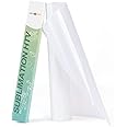 HTVRONT Clear Sublimation HTV Matte - 12" X 5FT Upgraded Sublimation Vinyl - Wash Durable Clear Dye Sub HTV for Light-Colored Cotton Fabric