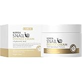 LAIKOU Korean Snail Essence Cream, Face Moisturizer, Moisturizer Face Cream, Korean Moisturizer for All Skin Types Hydrating Firming Moisturizing Gentle 50g/1.76oz.