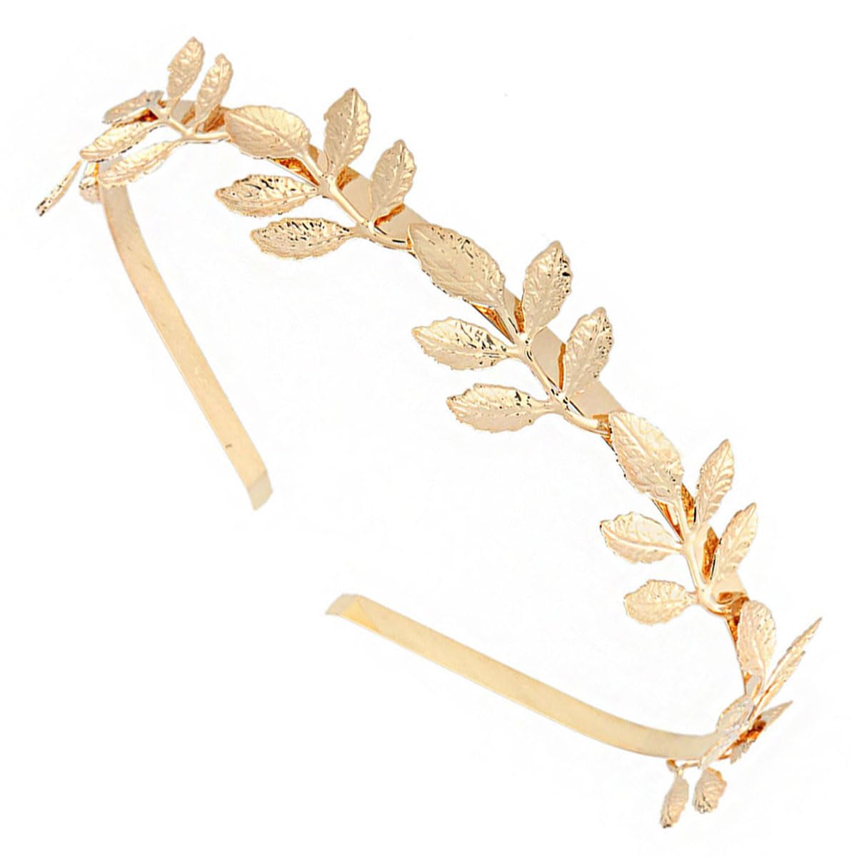 scicent Hair Accessories for Girls Roman Goddess Leaf Branch Headband Dainty Bridal Hair Bands Crown Head Dress Boho Women Alice Band Wedding Gold 6912 — image 1