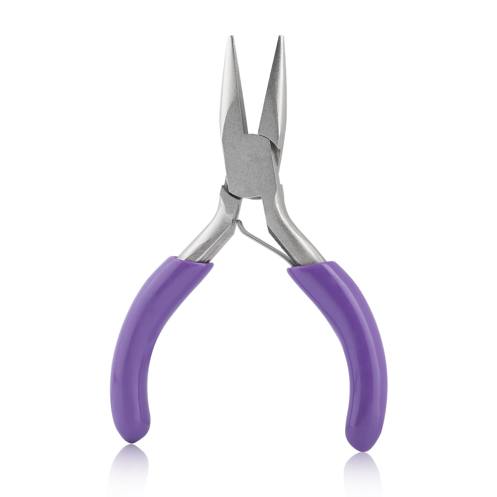 GOLD DEER 3 Inches Mini Long Nose Pliers Chain Nose Pliers Mini Precision Long Nose Pocket Plier Mini Jewelry Pliers for Jewelry Making Bending Wire Small Object Gripping DIY Craft Hobby Supplies