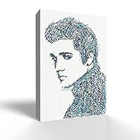 Canvas Wall Art Celebrity Portrait Canvas Prints Home Artwork Decoration for Living Room,Bedroom - 12x18 inches