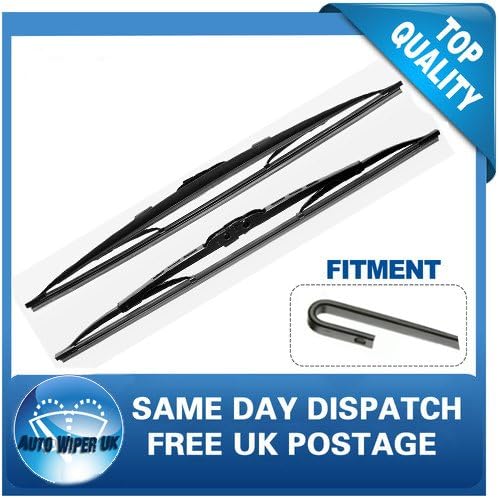 NSN-NAVR Windscreen Wiper Blades x 2 Front Set Fits To REG 2005 TO 2016
