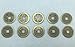 HoneyToys 100Pcs Chinese Good Luck Coins,Feng Shui I-Ching Coins,5 Different Chinese Dynasty Time Coin（Each Kinds 20Pcs）