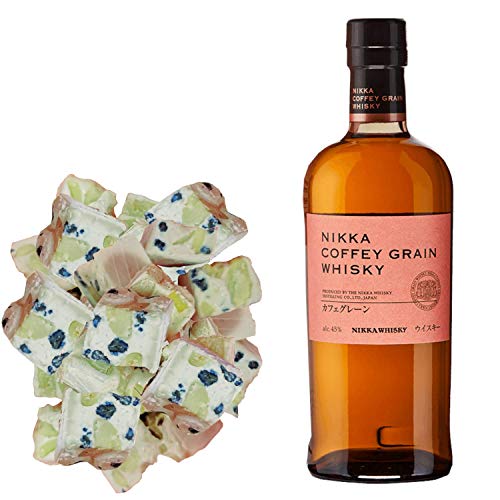 Sortiment Nikka - Coffey Grain Whisky & 150 g violette Nougadets - Jonquier Deux Frères