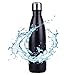 SHAREWIN Stainless Steel Water Bottle Vacuum Double Wall Cola Shape Leak Proof Drinking Bottle Travel Thermal Flask Perfect for Outdoor Hiking, Office, Sports - 12oz 14oz 17oz