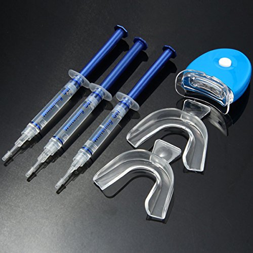Muicatte White Bright Dental Kit Teeth Whitening Tool Set Fast Safe Easy to Use LED Cold Light Beauty Products