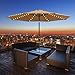 Patio Umbrella Lights Cordless Parasol String Lights with Remote Control 8 Mode LED Umbrella Pole Light Battery Operated Waterproof for 7ft-10ft Umbrella Outdoor Garden Decoration