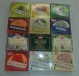 12 Assorted Boxes of HEM Incense Cones, Best Sellers Set 12 X 10 (120 total)