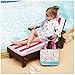 Mud Pie Little Mermaid Print Swimsuit Cover-Up, Baby Girl, Large (4T/5T)