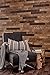 Timberwall - Landscape Collection Black Rock Desert - DIY Wood Wall Panel - Solid Wood Planks - Easy Peel and Stick Application - 9.8 Sq Ft