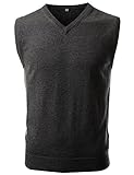 IDARBI Men's Lightweight Pullover V-Neck Sweater Vest