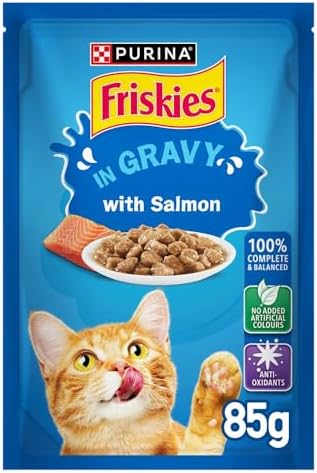 Purina Friskies Salmon Chunks in Gravy Wet Cat Food, 85g price in Egypt |  Amazon Egypt | supermarket kanbkam