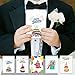 60 All Occasion Greeting Cards - Large 5”x7”, All Rose Gold Foil Unique Design Assorted Cards, Happy Birthday Card, Thank You Cards, Message Inside, Magnetic Bulk Box Set Variety Pack w/Thick Envelope