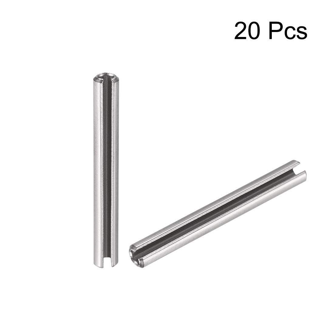 grooved Spring pin M2 x 25 mm 304 Stainless Steel Split Spring roll pin ...