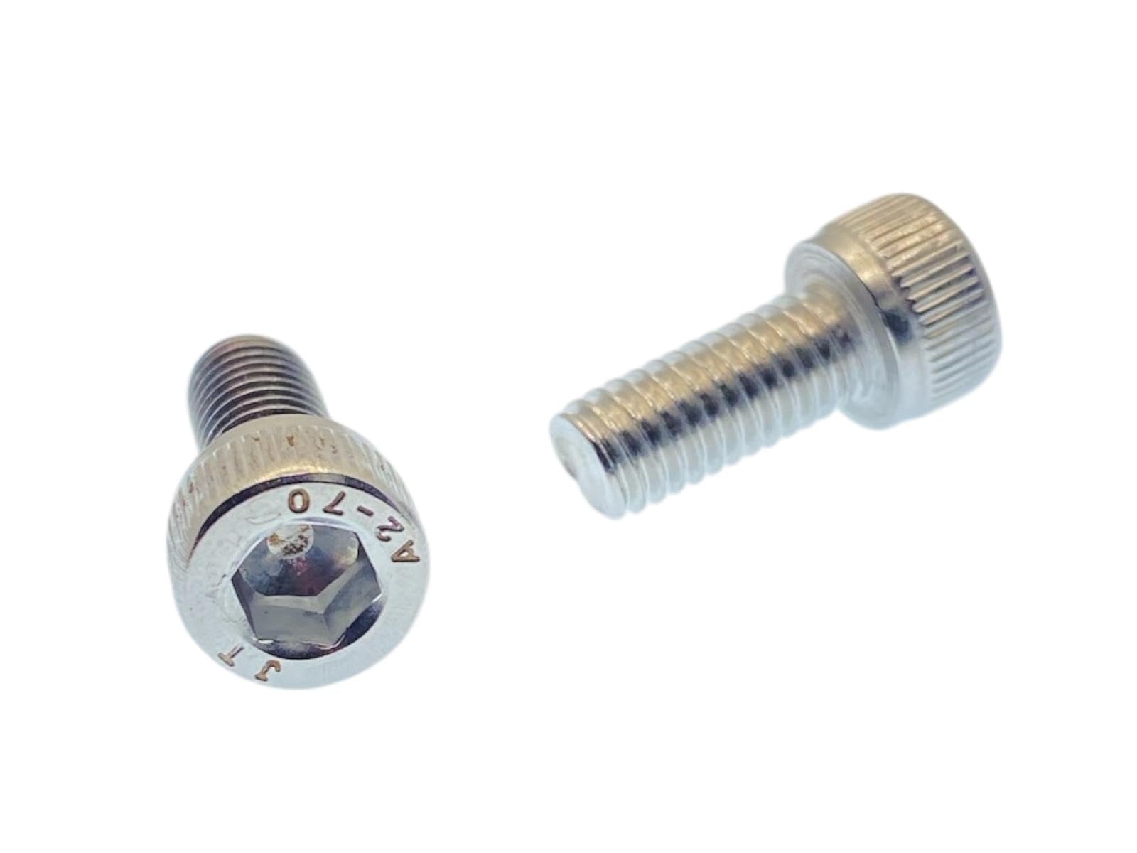 M6 x 14mm Allen Socket Head Cap Screws (20pk) - ISO 4762 A2-70 Stainless Steel Allen Hex Drive Machine Screws - Full Thread Metric Fasteners for DIY, Engineering, 3D Printing M2 M3 M4 M5 M6 M8 (20pk)