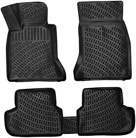 Croc Liner Floor Mats Front and Rear All Weather Custom Fit Floor Liner for BMW 5 Serie G30 2017-2019