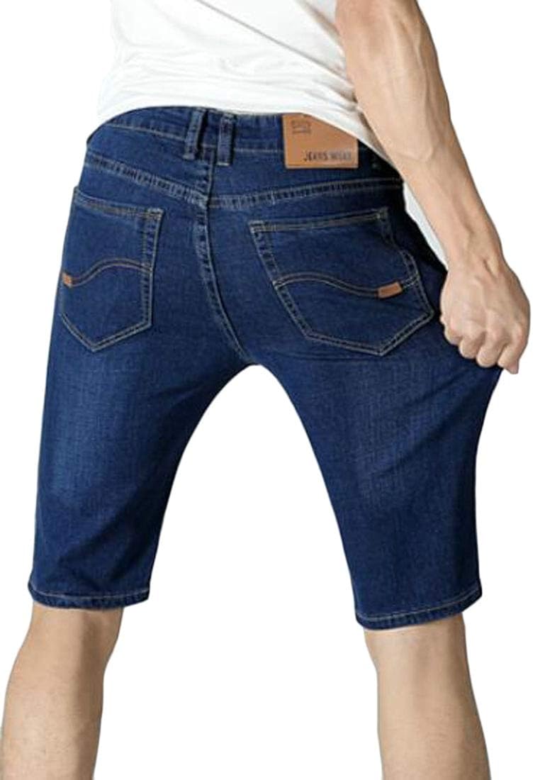 mens plus size denim shorts