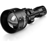 UniqueFire 1503 850nm IR Illuminator Flashlight Lights for Night Vision 50MM Lens Zoomable Infrared Spotlight with 3 Modes Memory IR Flashlight Coyote Night Fishing IR Light