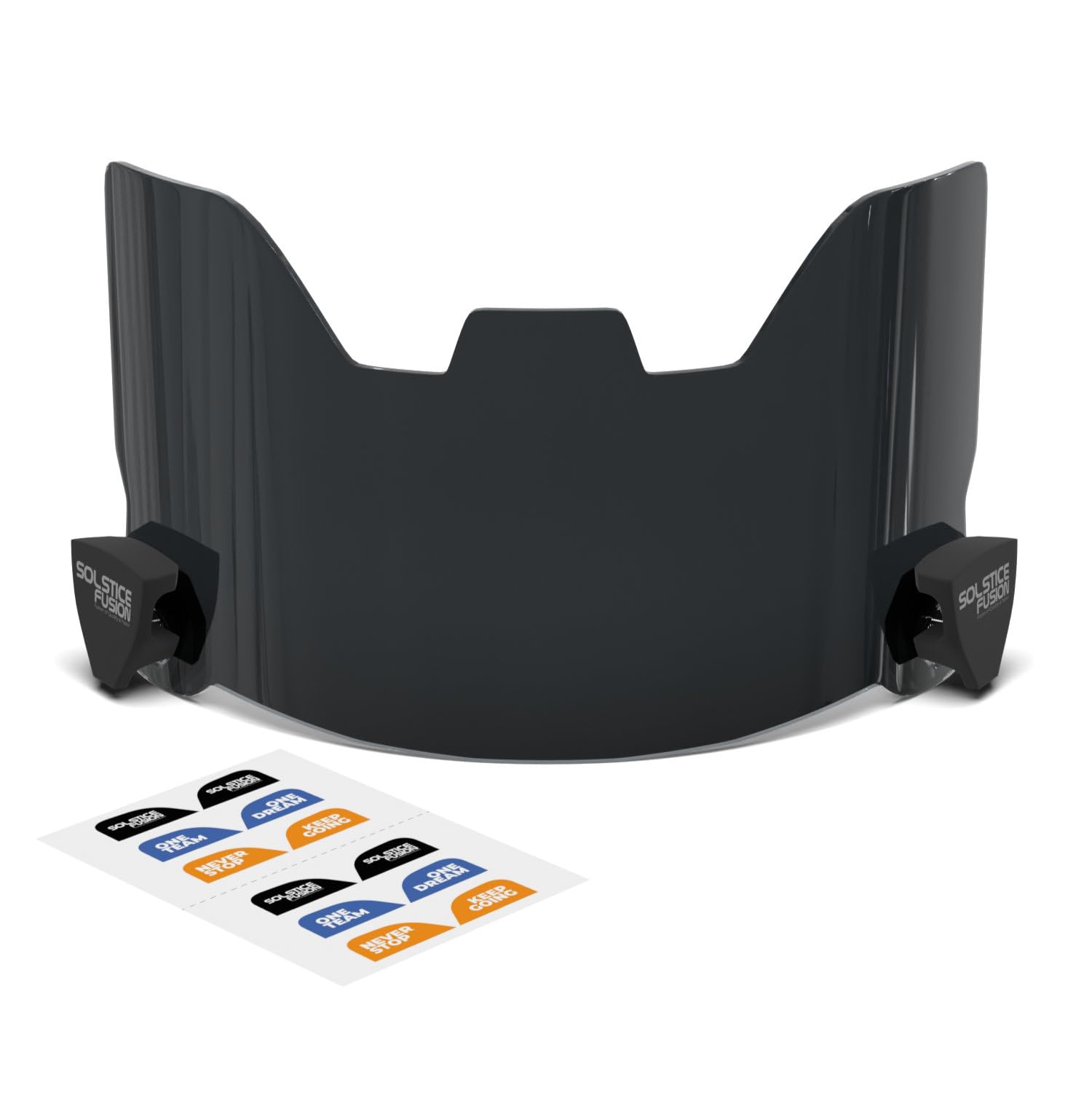 Photo 1 of Football Visor, Professional Football Visors for Helmet, Helmet Eye Shield Visor, Scratch-Resistant, UV Block, Anti Fog, Universal Fit for Youth, Adult and Kids (Black)