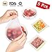 BEW Reusable Eco Silicone Food Wraps,Seal Bowl Covers, Food Stretch Lids,Environmental Kitchen Tools (Pack of 5)