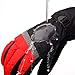 MCTi Ski Gloves,Winter Waterproof Snowboard Snow 3M Thinsulate Warm Touchscreen Cold Weather Women Gloves Wrist Leashes Red Medium