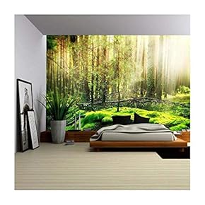 Forest - Removable Wall Mural | Self-Adhesive Large Wallpaper - 66x96 inches