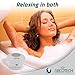 Abco Tech Water Resistant Wireless Bluetooth Shower Speaker with Suction Cup and Hands-Free Speakerphone, White
