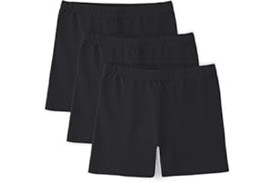 BOOPH Girls Bike Shorts Cartwheel Dance Shorts for Kids Under Dress 3 Pack