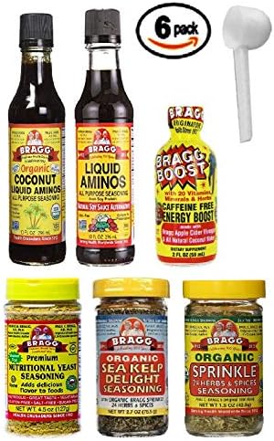 Bragg Seasoning AND Aminos Variety 6 Pack