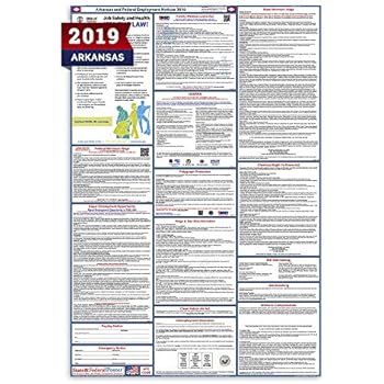 Amazon.com : 2019 Arkansas Labor Law Poster - State, Federal, OSHA ...