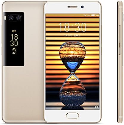 Original Meizu Pro 7 Smartphone 4GB 64GB 5.2" 19201080 Super AMOLED Screen Octa Core Helio P25 Dual Camera Two-Sided Screen (Gold)