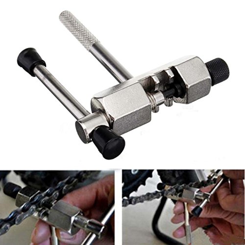 4Pc Mountain Bike MTB Bicycle Crank Chain Axis Extractor Removal Repair Tool Kit (AS, Silver)