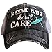 KATYDID Kayak Hair Don't Care Baseball Cap - Trucker Hat for Women - Stylish Cute Sun Hat (Gray Mint)