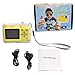 PowMax HH-J52 Underwater Action Camera Waterproof Dustproof Kids Camera Camcorder 5M Pixels (Yellow)