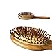 Natural Bamboo Detangling Hair Brush For All Hair Types,Hair Detangler, Improve Hair Growth, Prevent Hair Loss, Dandruff Scalp, Bamboo Bristles Pin Massage Scalp For Healthy Hair. Wet/Dry