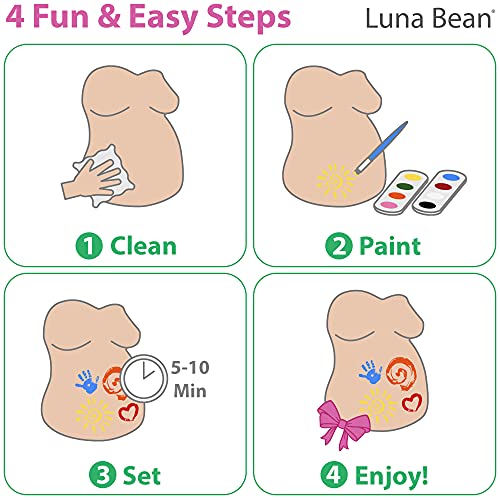 Belly Painting Kit Pregnancy Art Includes NonToxic Body Paint for