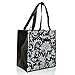 ReBagMe Large Reusable Grocery Bag Totes with Extra Reinforced Handles - Black (Pack of 10)