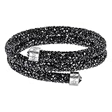 Swarovski Black Double Crystaldust Bangle
