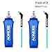 AONIJIE Pack 2 TPU Soft Hydration Water Bottle BPA-Free Collapsible Flask-Use in Hydration Vest for Marathon Running Hiking Cycling