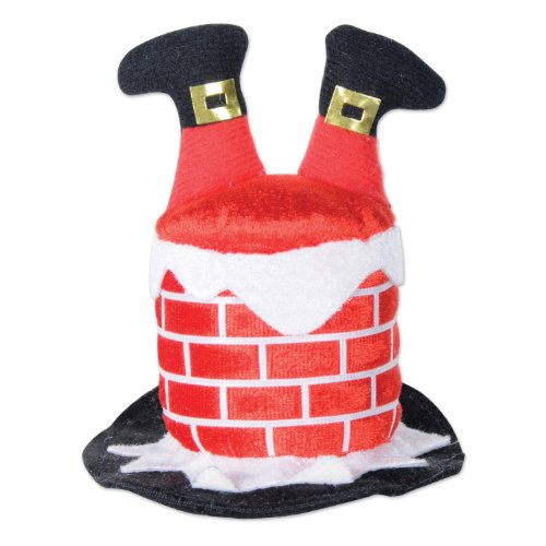 Santa Chimney Hair Clip